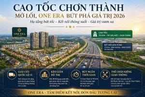 Cao tốc Chơn Thành mở lối, One Era bức phá giá trị 2026