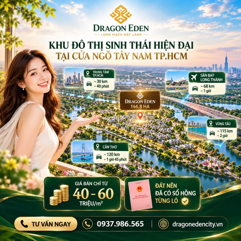 Dự án đất nền sổ đỏ Dragon Eden
