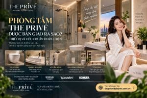 Phòng Tắm The Privé Được Bàn Giao Ra Sao?
