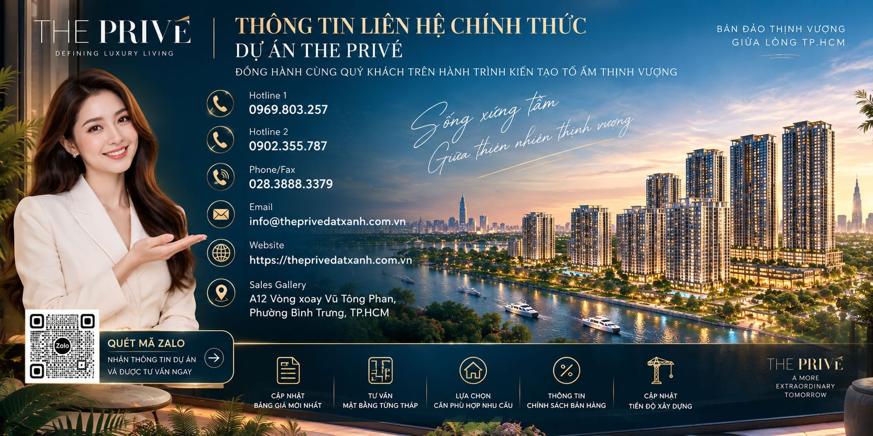 Đăng ký nhận thông tin dự án The Privé